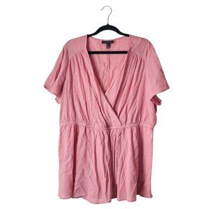 Lane Bryant Sparkle Thread V-Neck Top